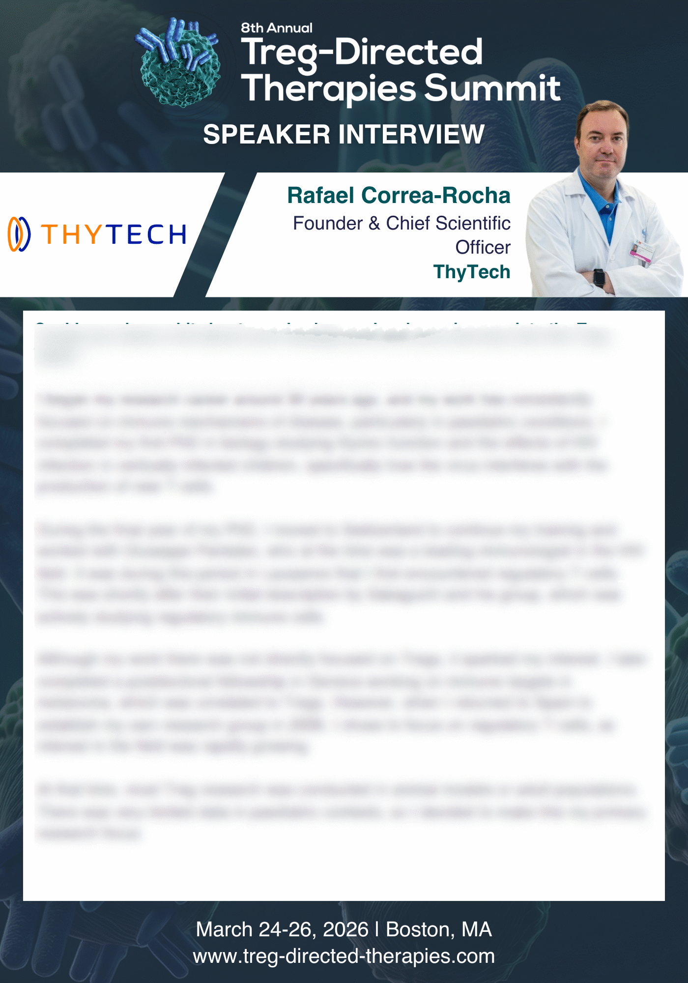 Correa-Rocha Speaker Interview image