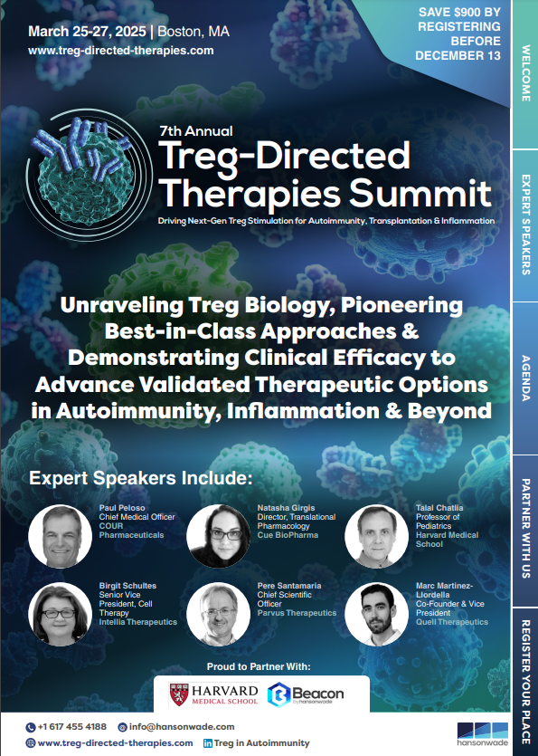 Treg directed therapeutics full event guide